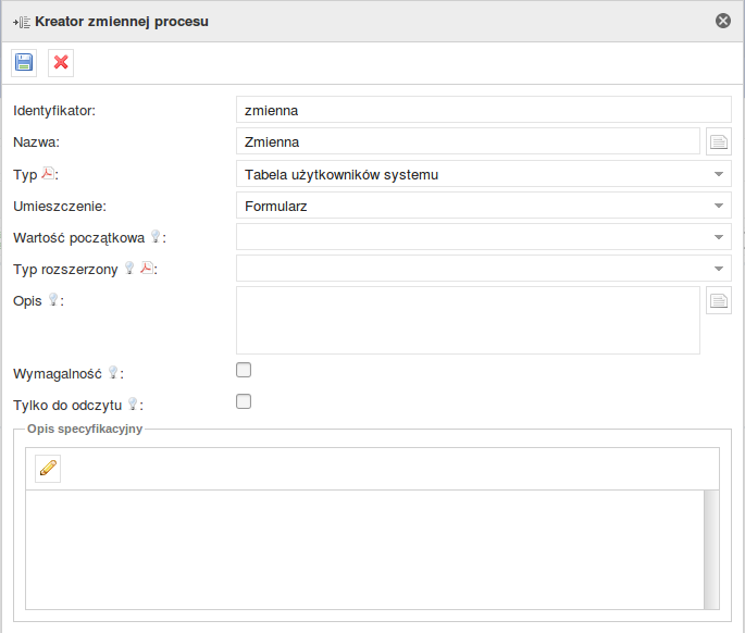 PlusWorkflow Editor > 4.5.14. Typ zmiennej procesu - Tabela użytkowników systemu > image2019-2-26 22:20:12.png