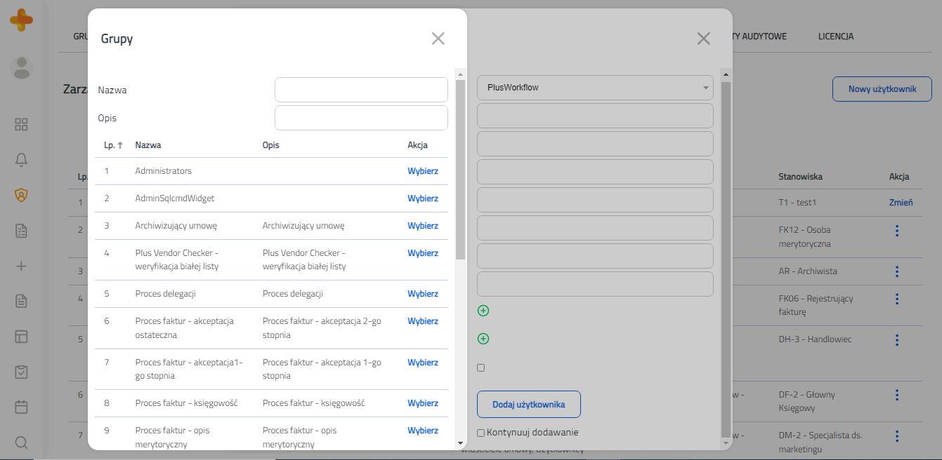 PlusWorkflow > Zarządzanie użytkownikami > uzyt22.PNG