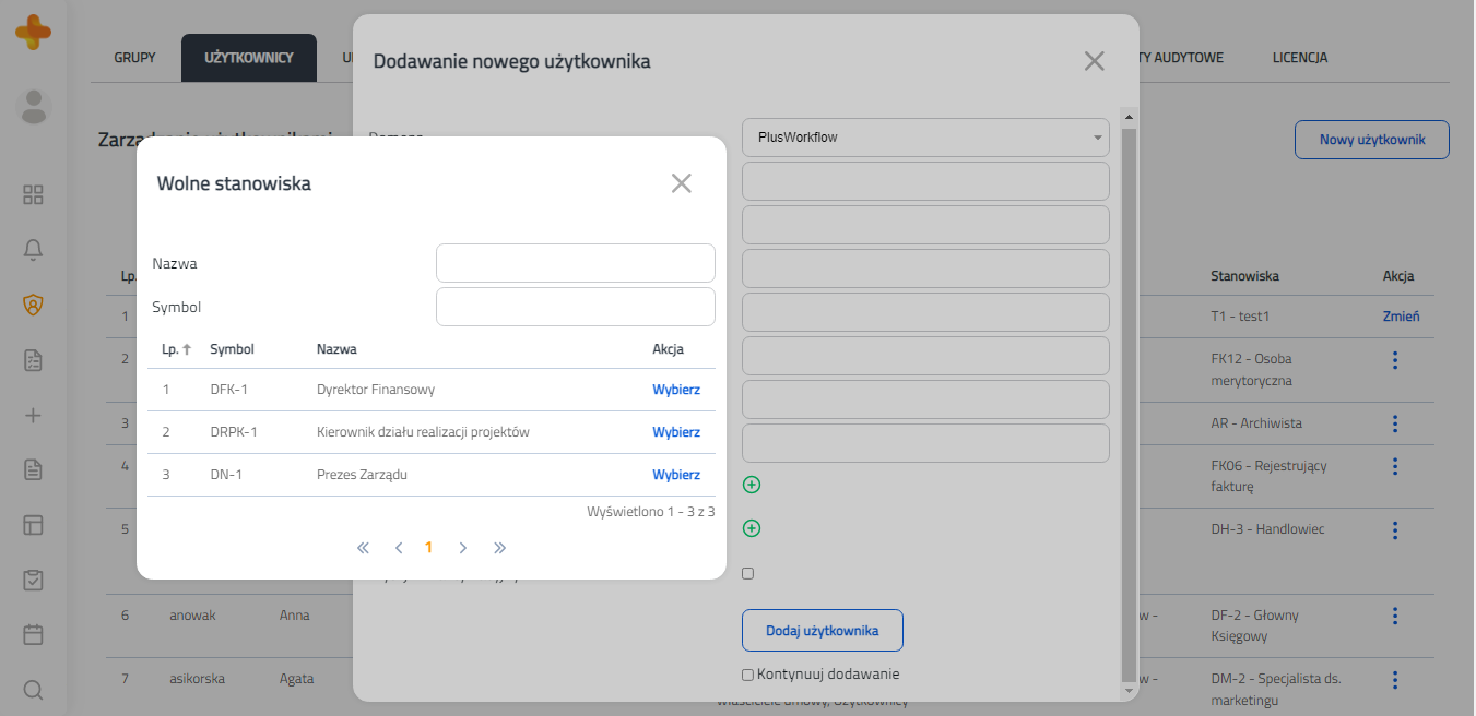 PlusWorkflow > Zarządzanie użytkownikami > uzyt3.PNG