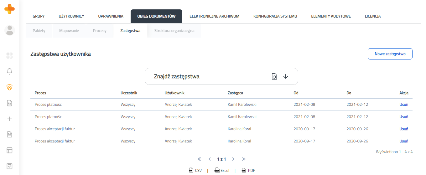 PlusWorkflow > Zastępstwa użytkowników > zast1.PNG