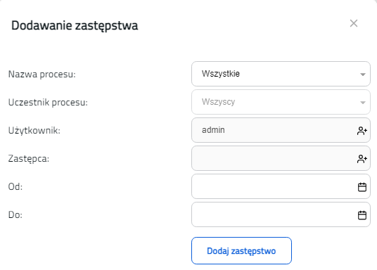 PlusWorkflow > Zastępstwa użytkowników > zast2.PNG